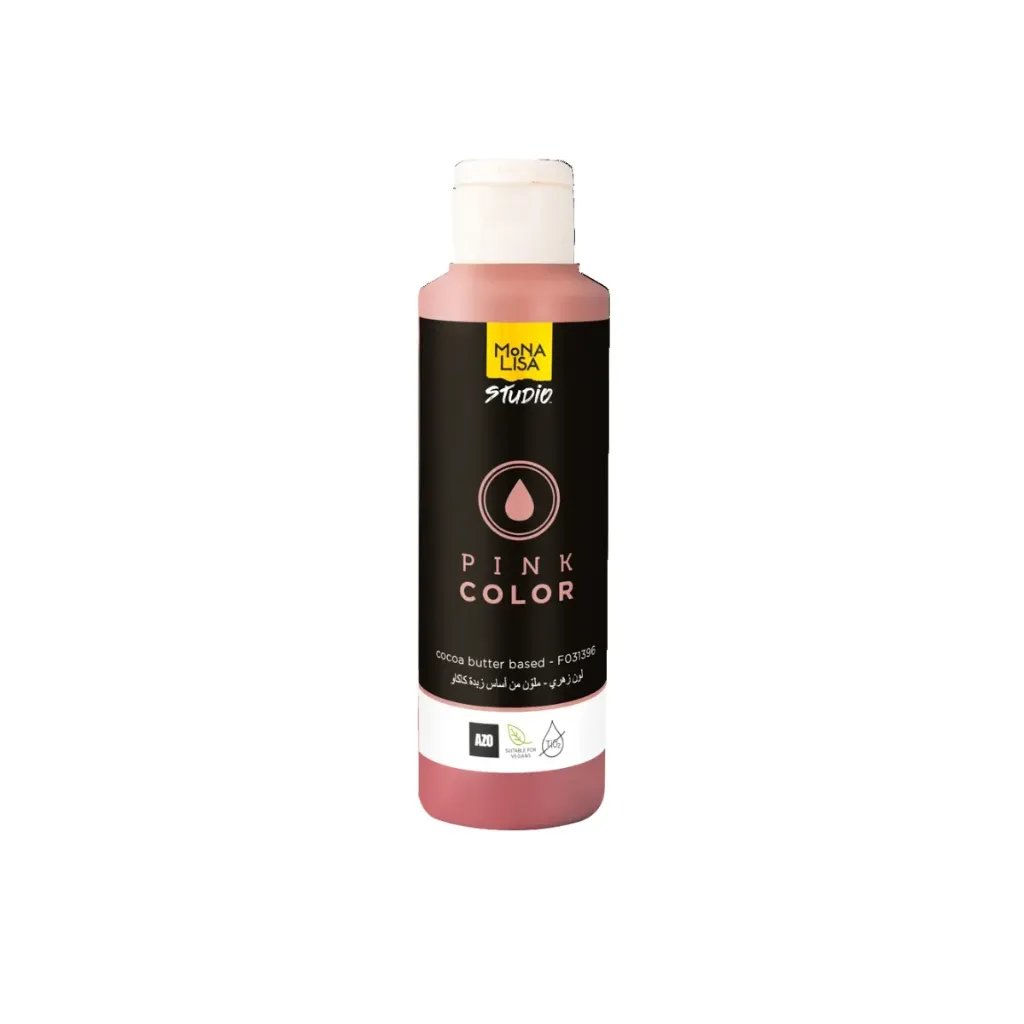 [F031396] Beurre de cacao Mona Lisa coloré, rose, 245g