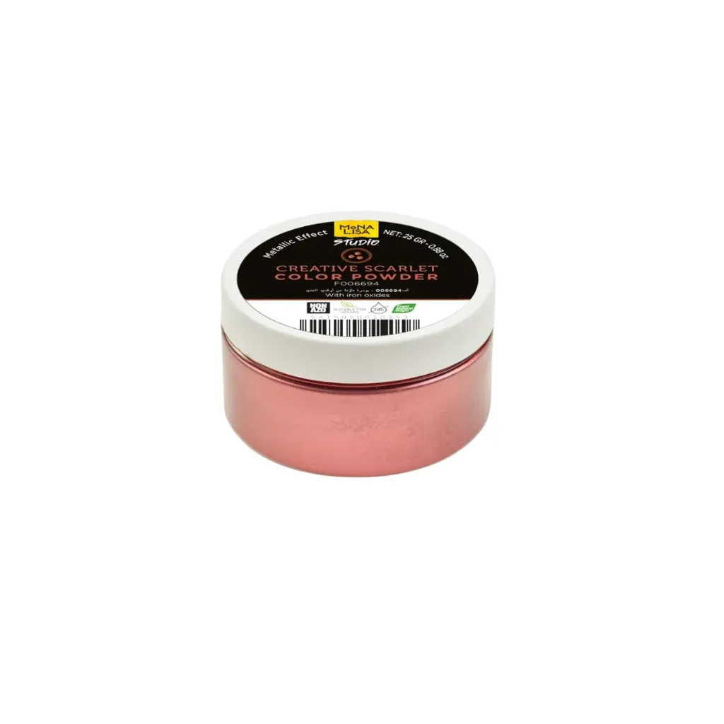 [F006694] Poudre créative Mona Lisa, rouge écarlate, 25g