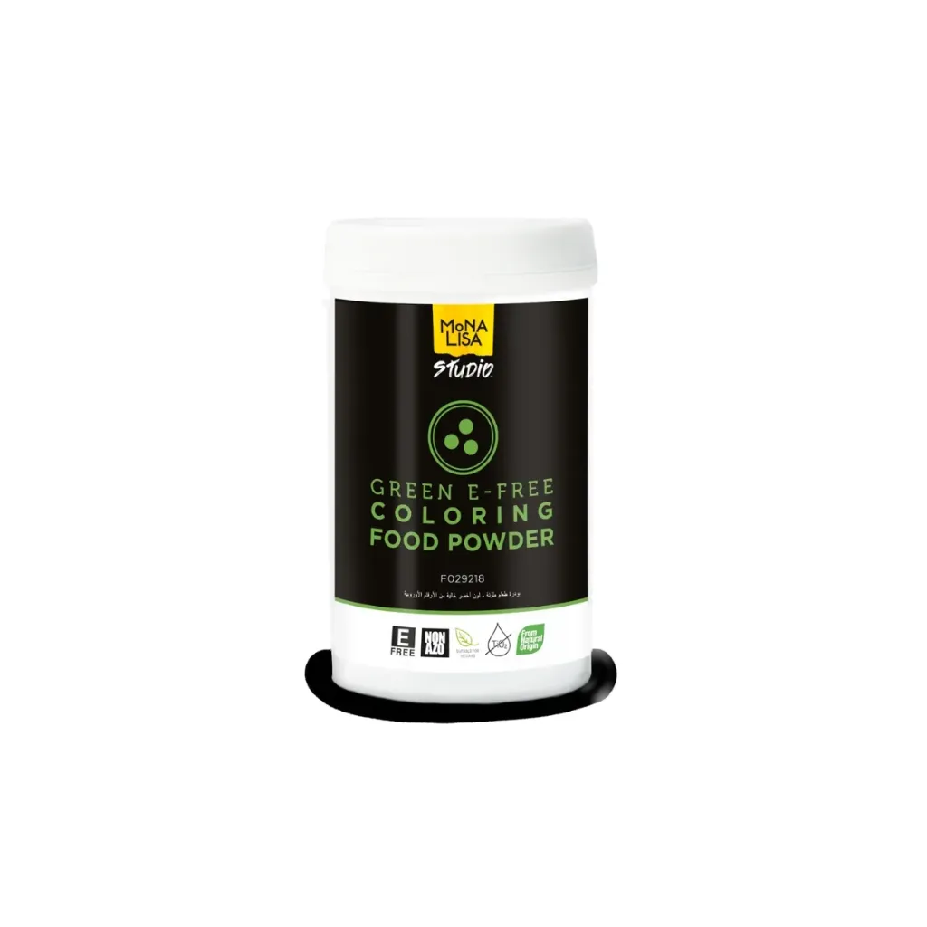 [F029218] Colorant en poudre Mona Lisa, E-FREE, vert, 100g