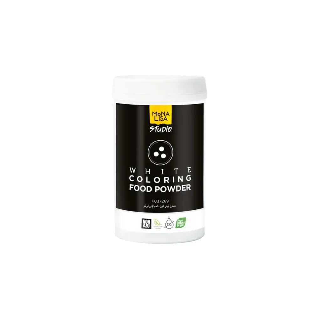[F037269] Colorant en poudre Mona Lisa, E-FREE, blanc, 100g
