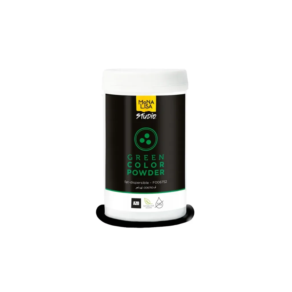 [F006752] Colorant en poudre Mona Lisa, vert, 100g