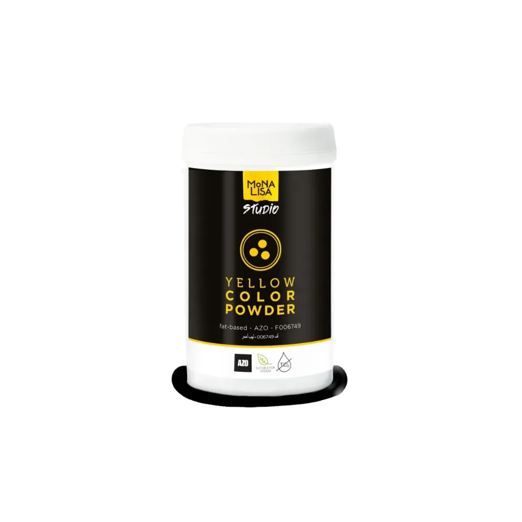 [F006749] Colorant en poudre Mona Lisa, jaune, 100g
