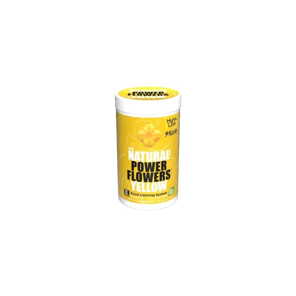 [F029421B] Colorant Power Flowers, E-Free, origine naturelle, jaune, 50g