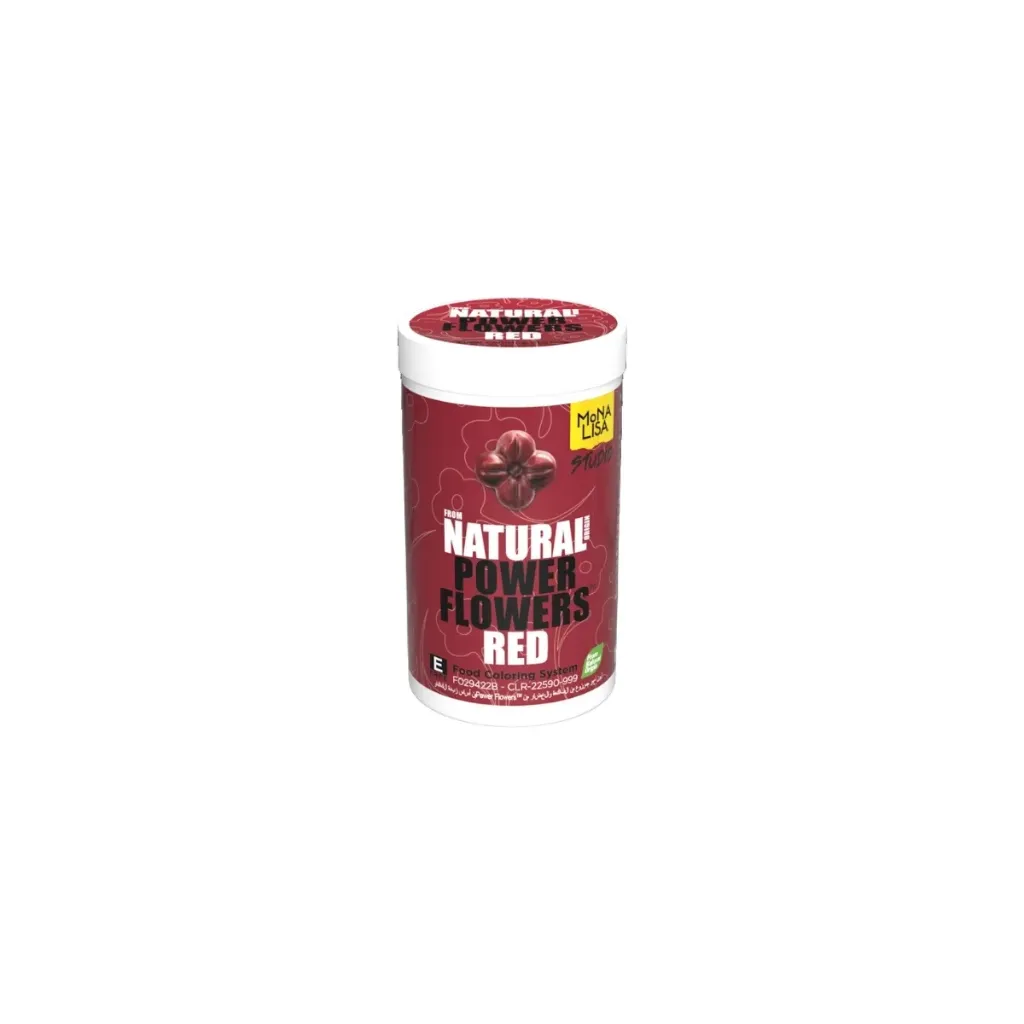 [F029422B] Colorant Power Flowers, E-Free, origine naturelle, rouge, 50g